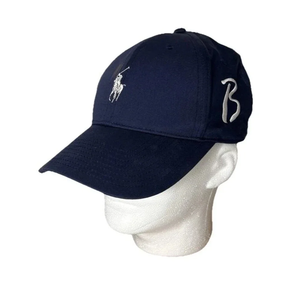 Polo Ralph Lauren Performance Twill Hat Navy Blue Adjustable OSFA